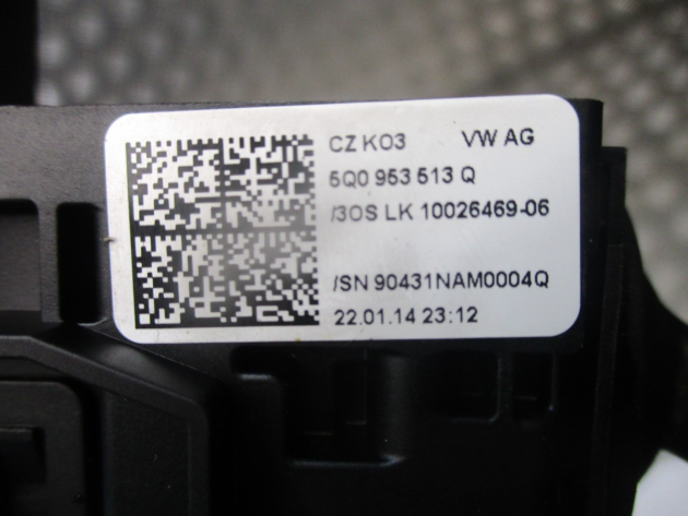 2014 GENUINE SKODA OCTAVIA INDICATER WIPER STALK 5Q0953507DC 5Q0953513Q - Image 3