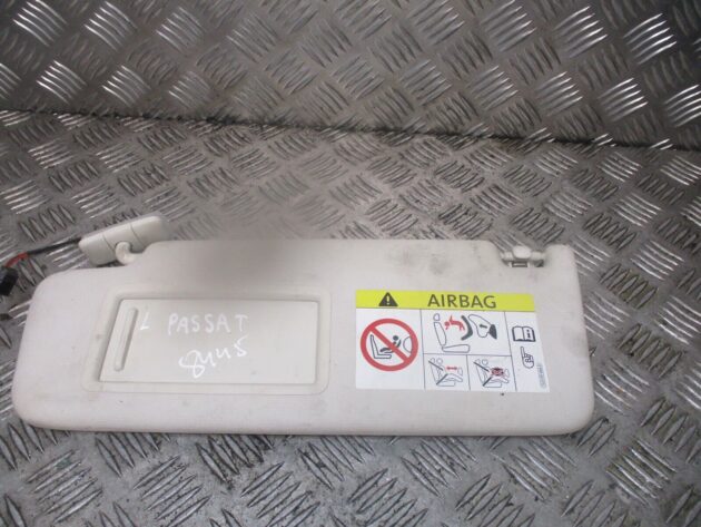 2016 GENUINE VW PASSAT B8 FRONT LEFT PASSENGER SIDE SUN VISOR 3G0857551E - Image 2
