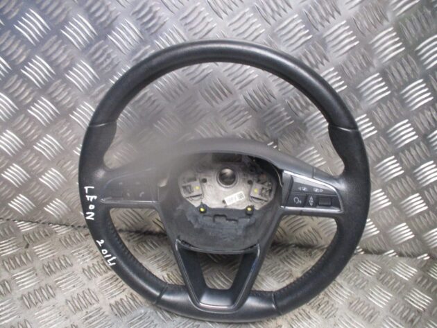 2014 GENUINE SEAT LEON 5F FRONT DRIVERS MULTIFUNCTION STEERING WHEEL 5F0419091L