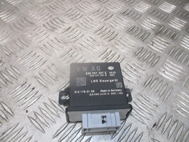 2016 AUDI A1 8X HEADLIGHT RANGE CONTROL MODULE ECU 8X0907357E - Image 3