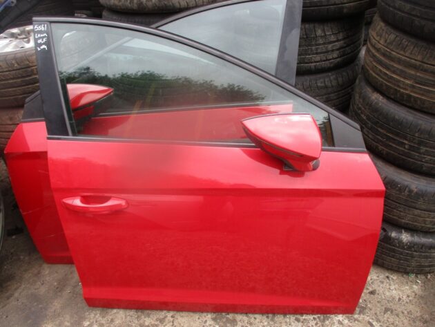 2014 GENUINE SEAT LEON FRONT RIGHT DRIVER SIDE BARE SHELL DOOR OSF - Image 3