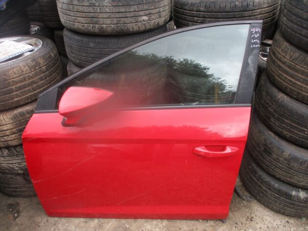 2014 GENUINE SEAT LEON FRONT LEFT PASSENGER SIDE BARE SHELL DOOR NSF - Image 2