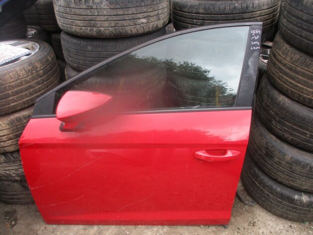 2014 GENUINE SEAT LEON FRONT LEFT PASSENGER SIDE BARE SHELL DOOR NSF - Image 3
