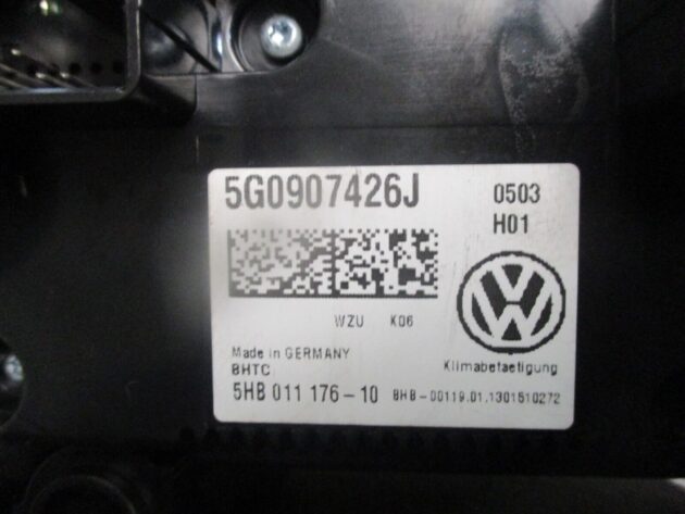 2014 GENUINE VW GOLF MK7 AC HEATER CLIMATE CONTROL SWITCH PANEL 5G0907426J - Image 3