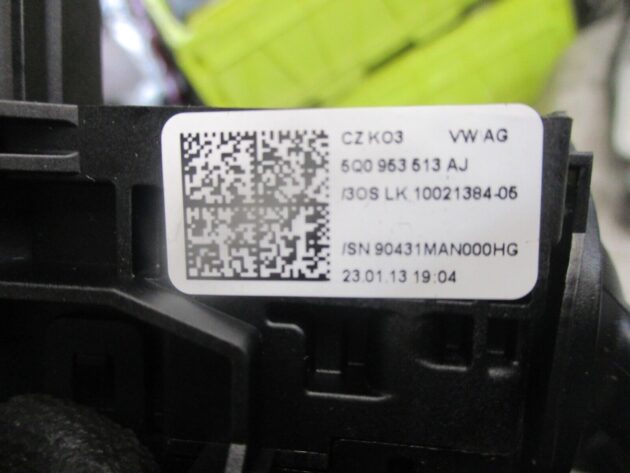 2014 GENUINE VW GOLF MK7 INDICATER WIPER STALK 5Q0953507AG 5Q0953513AJ - Image 3