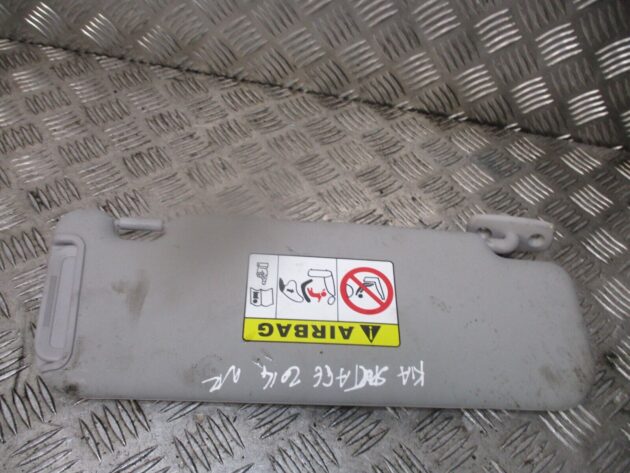2014 GENUINE KIA SPORTAGE FRONT LEFT PASSENGER SIDE SUN VISOR - Image 3