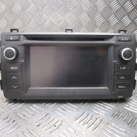 2014 GENUINE TOYOTA AURIS RADIO STEREO SAT NAV BLUETOOTH DAB CONTROL 86140-02030