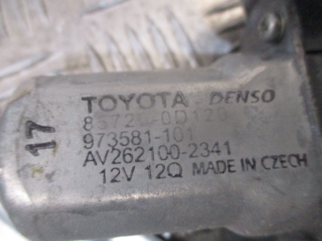 2014 TOYOTA AURIS ESTATE REAR RIGHT DRIVER SIDE WINDOW REGULATER 85720-0D120 OEM - Image 2