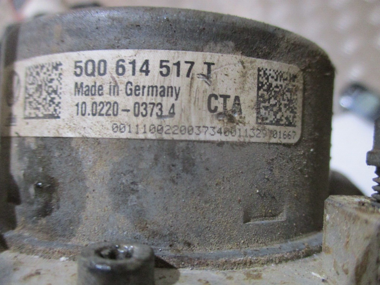 2015 GENUINE VW GOLF MK7 ABS PUMP CONTROL UNIT MODULE 5Q0614517T 5Q0907379AA - Image 2