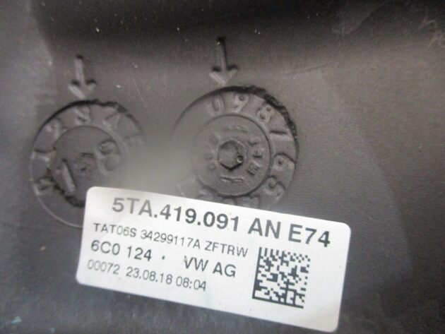 2018 GENUINE VW TIGUAN DRIVERS FRONT MULTIFUNCTION STEERING WHEEL 5TA419091AN - Image 5