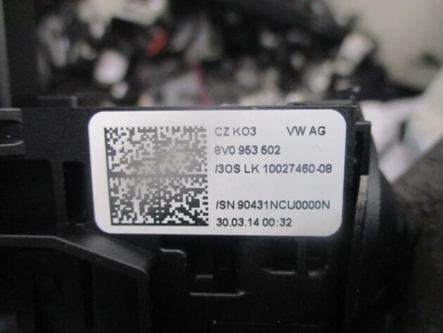2016 GENUINE AUDI A3 8V INDICATER WIPER STALK 8V0953521BM 8V0953502 - Image 3