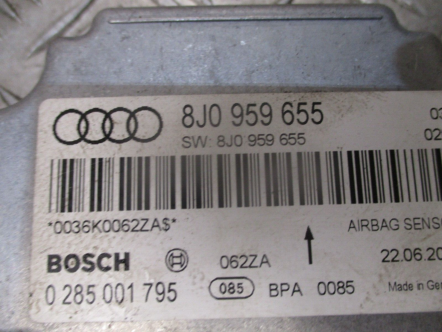 2012 GENUINE AUDI TT SRS AIRBG ECU CONTROL MODULE 8J0959655 - Image 2