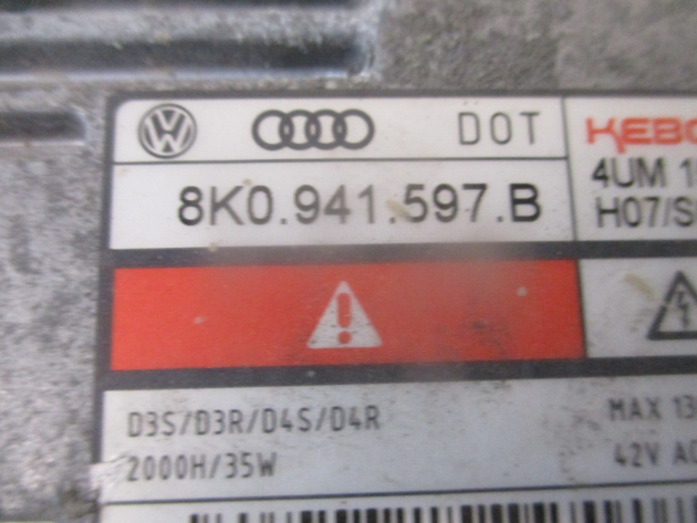 2018 GENUINE AUDI A3 8V HEADLIGHT BALLAST 8K0941597B - Image 2