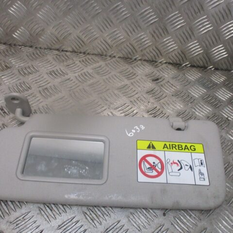 2014 GENUINE KIA PICANTO FRONT LEFT PASSENGER SIDE SUN VISOR