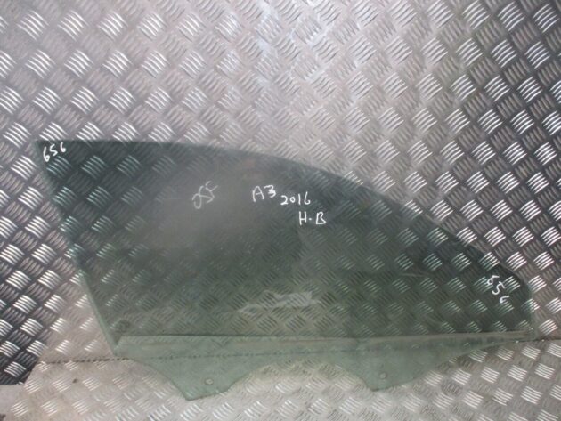 2016 GENUINE AUDI 8V HATCHBACK FRONT RIGHT DRIVER SIDE DOOR WINDOW GLASS OSF - Image 2