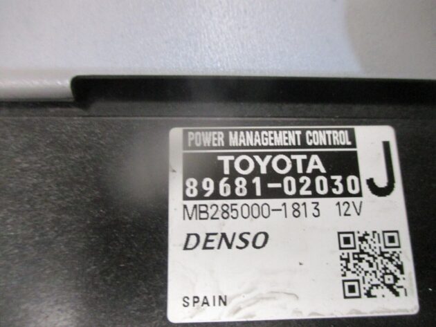 2014 TOYOTA AURIS 1.8 PETROL FULL HYBRID POWER CONTROL MODULE 89681-02030 - Image 2