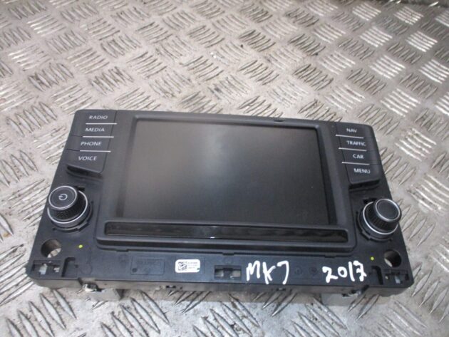 2017 GENUINE VW GOLF MK7 SAT NAV RADIO CD PLAYER HEAD UNIT 3G0919605D