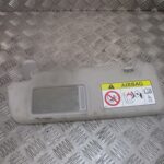 2012 GENUINE TOYOTA PRIUS FRONT LEFT PASSENGER SIDE SUNVISOR NSF