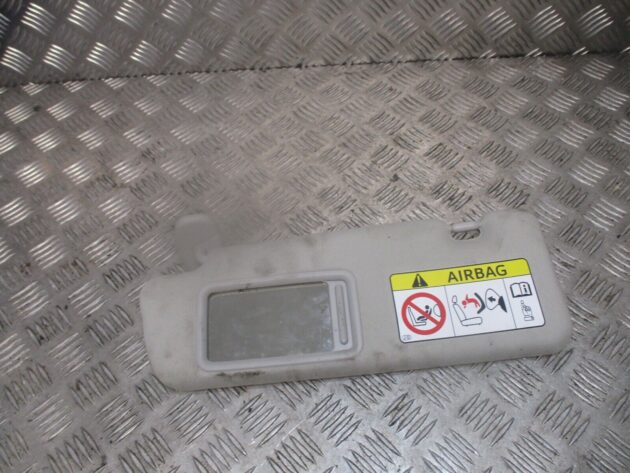 2012 GENUINE TOYOTA PRIUS FRONT LEFT PASSENGER SIDE SUNVISOR NSF - Image 2
