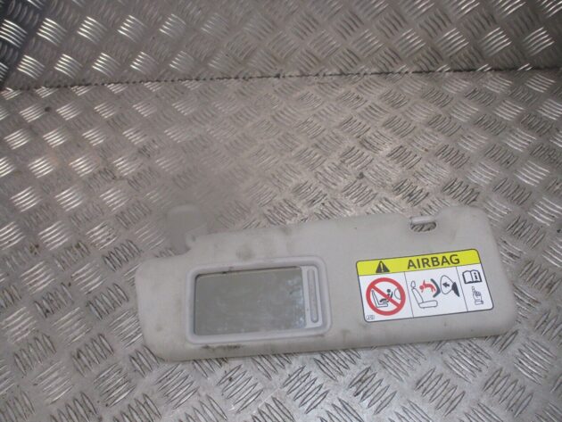 2012 GENUINE TOYOTA PRIUS FRONT LEFT PASSENGER SIDE SUNVISOR NSF - Image 3