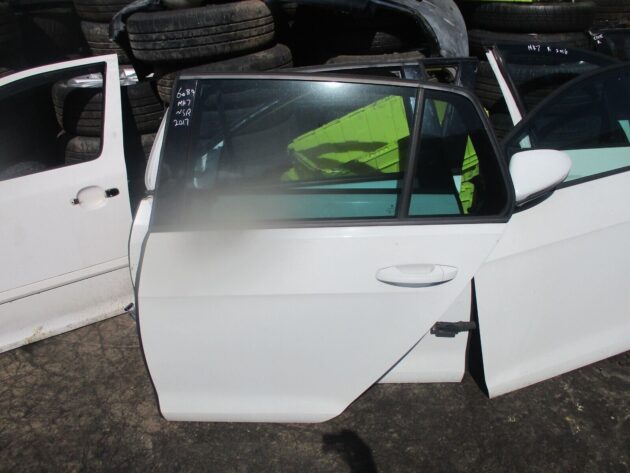 2017 GENUINE VW GOLF MK7 REAR LEFT PASSENGER SIDE BARE SHELL DOOR NSR - Image 2
