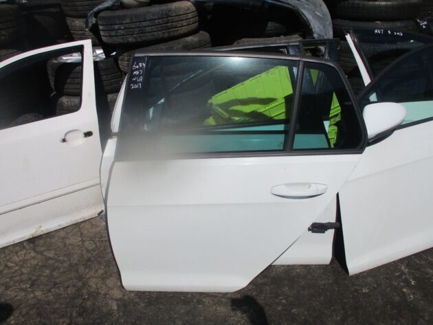 2017 GENUINE VW GOLF MK7 REAR LEFT PASSENGER SIDE BARE SHELL DOOR NSR - Image 3