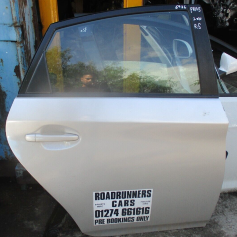 2010 GENUINE TOYOTA PRIUS REAR RIGHT DRIVER SIDE BARE SHELL DOOR OSR