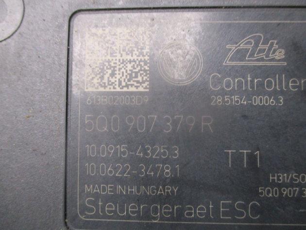 2013 GENUINE SEAT LEON ABS PUMP CONTROL UNIT MODULE 5Q0614517Q 5Q0907379R - Image 3