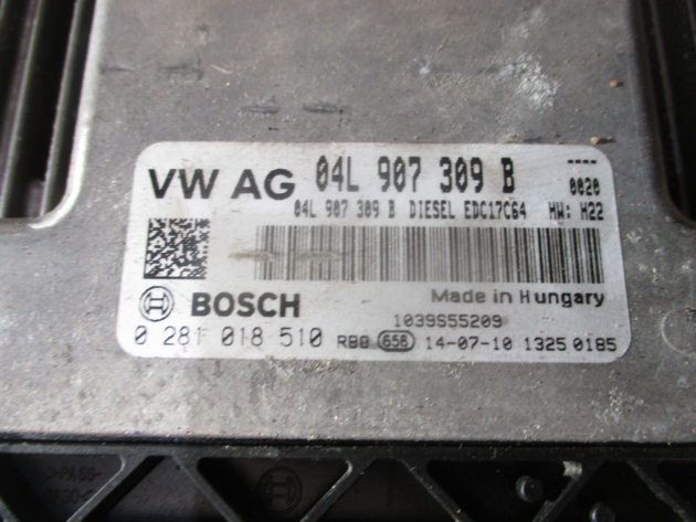 2014 GENUINE VW GOLF MK7 ENGINE ECU CONTROL UNIT MODULE 04L907309B - Image 2
