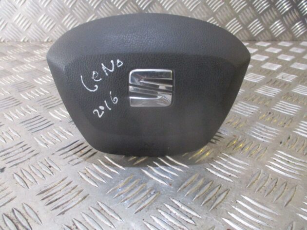 2016 GENUINE SEAT LEON FRONT RIGHT DRIVERS STEERING WHEEL AIRBG 5F0880201C - Image 4