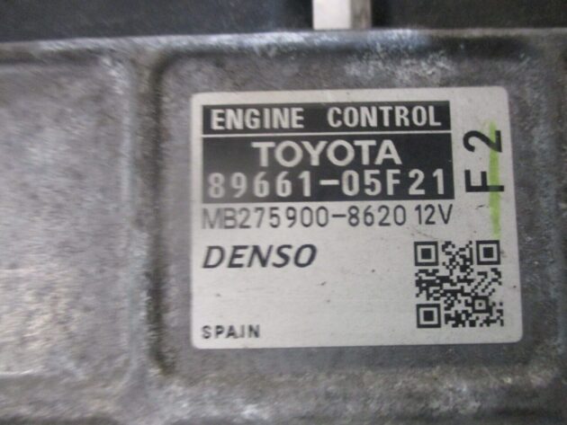 2014 GENUINE TOYOTA AVENSIS ENGINE ECU CONTROL UNIT MODULE 89661-05F21 - Image 2