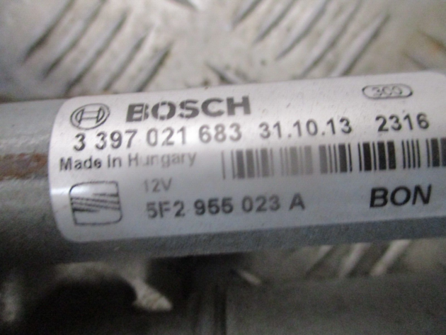 2013 GENUINE SEAT LEON FRONT WINDSCREEN WIPER MOTOR LINKAGE 5F2955023A - Image 2