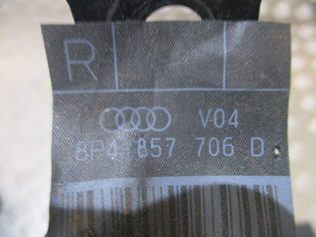 2012 GENUINE AUDI A3 8P FRONT RIGHT DRIVER SIDE SEAT BELT 8P4857706D - Image 2