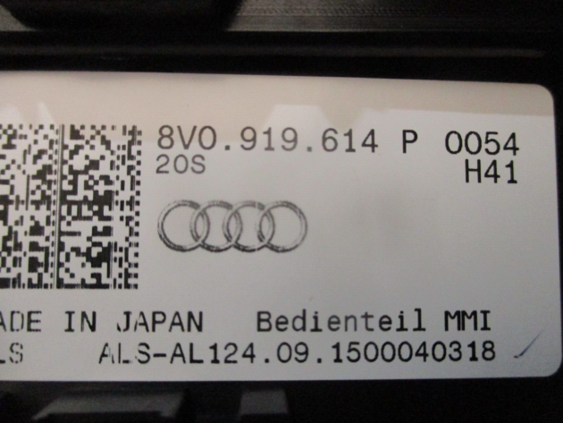 2016 GENUINE AUDI A3 8V MULTIMEDIA RADIO SAT NAV SWITCH CONTROL PANEL 8V0919614P - Image 3