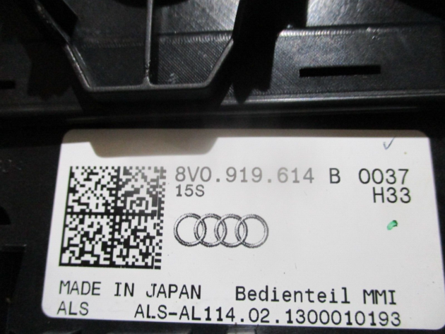 2013 AUDI A3 8V MMI CONTROLS MULTIMEDIA SWITCH PANEL 8V0919614B 8V2864261C OEM - Image 3