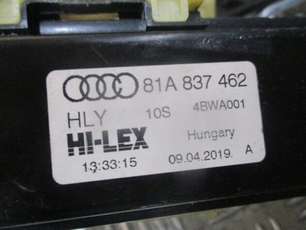 2019 GENUINE AUDI Q2 FRONT RIGHT DRIVER SIDE WINDOW REGULATER 81A837462 - Image 2