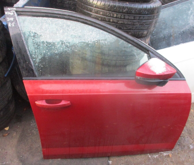 2014 GENUINE SKODA OCTAVIA FRONT RIGHT DRIVER SIDE BARE SHELL DOOR OSF