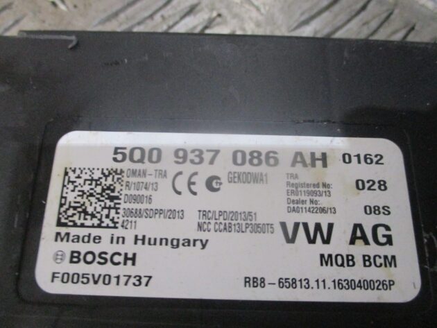 2016 GENUINE SKODA OCTAVIA BCM BODY CONTROL MODULE 5Q0937086AH - Image 2