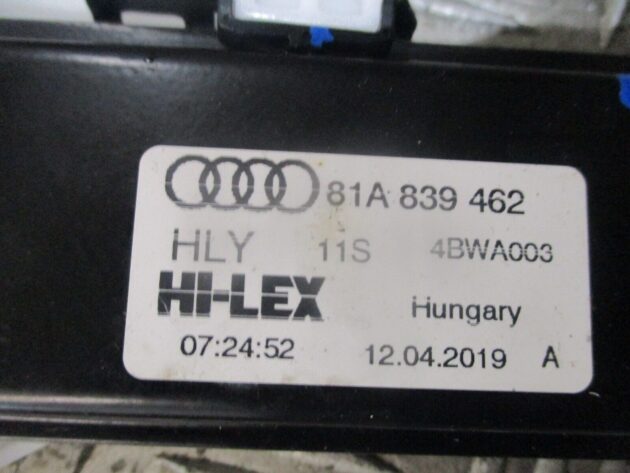 2019 GENUINE AUDI Q2 REAR RIGHT DRIVER SIDE WINDOW REGULATOR 81A839462 - Image 2