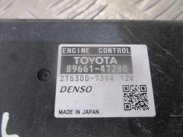 2012 GENUINE TOYOTA PRIUS ENGINE ECU CONTROL UNIT MODULE 89661-47280 - Image 2