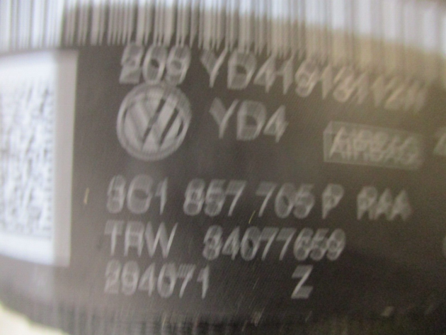 2014 GENUINE VW PASSAT B7 SALOON FRONT LEFT PASSENGER SIDE SEAT BELT 3C1857705P - Image 2
