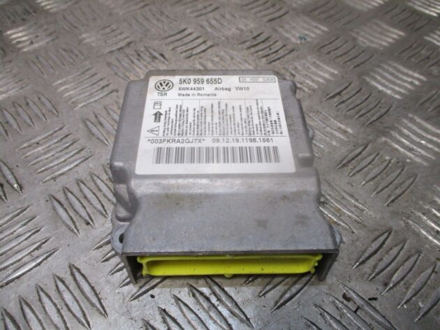 2012 GENUINE VW GOLF MK6 SRS AIRBG CONTROL MODULE ECU 5K0959655D