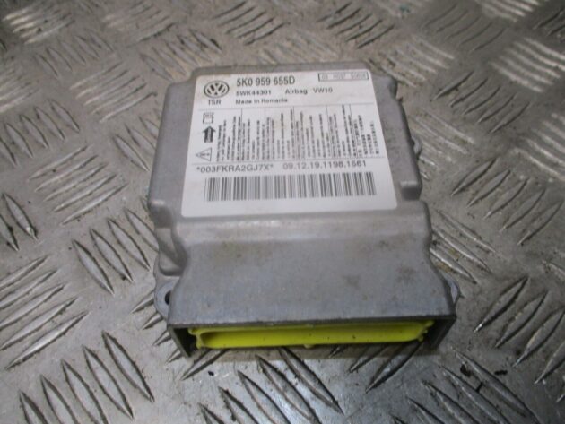 2012 GENUINE VW GOLF MK6 SRS AIRBG CONTROL MODULE ECU 5K0959655D - Image 3