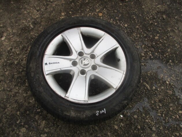 2012 GENUINE SKODA OCTAVIA 16'' ALLOY WHEEL TYRE 205/55 R16 - Image 2