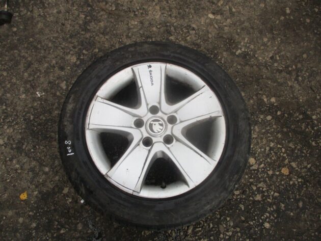 2012 GENUINE SKODA OCTAVIA 16'' ALLOY WHEEL TYRE 205/55 R16 - Image 3
