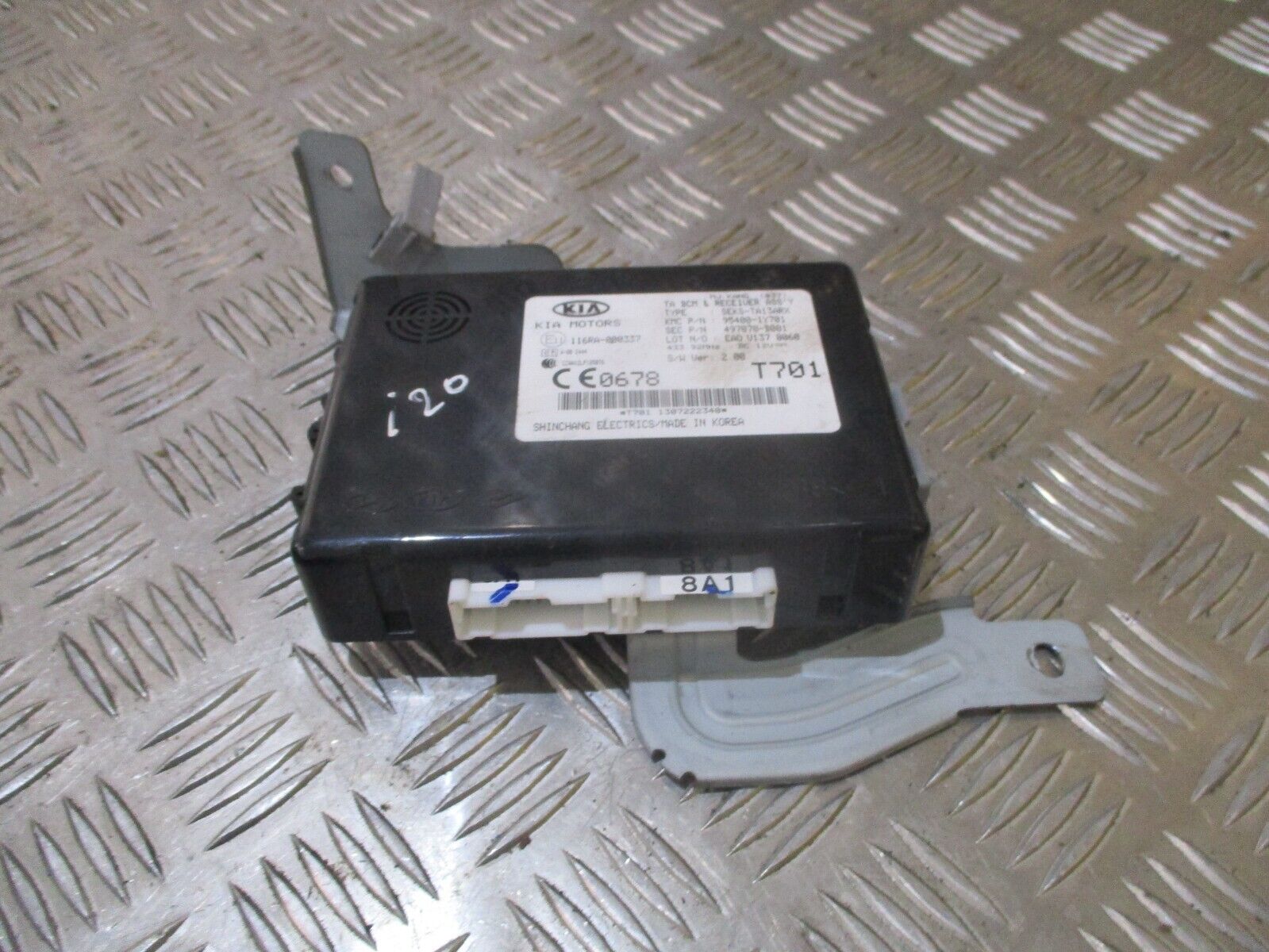 2015 GENUINE KIA PICANTO 1.0 PETROL BCM BODY CONTROL MODULE 95400-1Y701