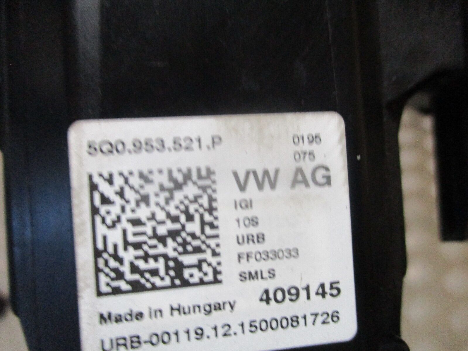 2015 GENUINE VW GOLF MK7 INDICATER WIPER STALKS 5Q0953502M 5Q0953521P - Image 3