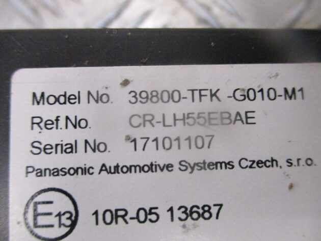 2019 GENUINE HONDA CIVIC ANTENNA MODULE 39800-TFK-G010-M1 - Image 2