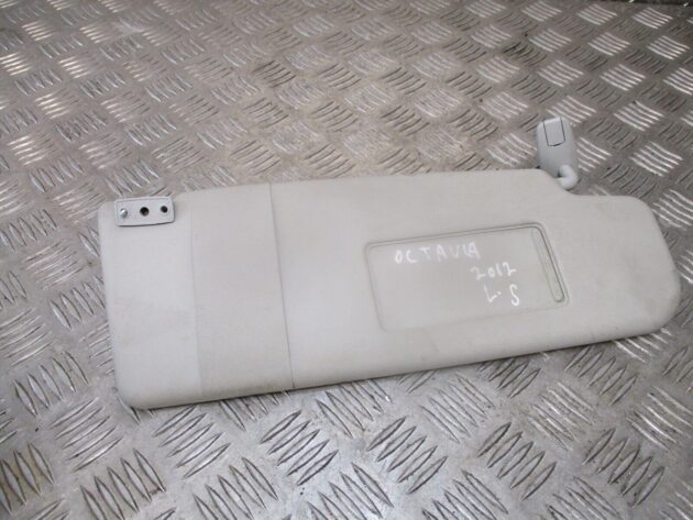 2012 GENUINE SKODA OCTAVIA FRONT LEFT PASSENGER SIDE SUNVISOR 1Z0857552