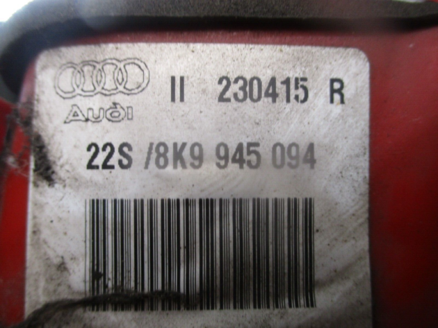 2015 AUDI A4 ESTATE REAR  RIGHT DRIVER SIDE INNER TAILLIGHT LAMP 8K9945094 - Image 2